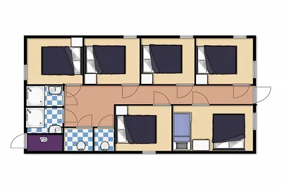 Gruppenhaus in Drenthe mit Privatsphäre