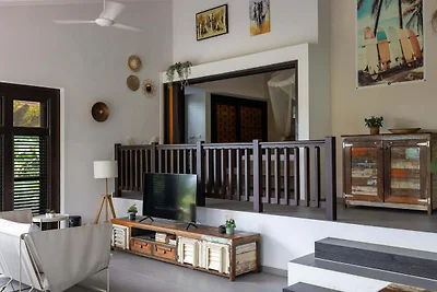 Flach, 10 Minuten zum Strand