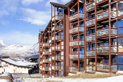 Apartment in Les Arcs mit Blick auf das Tal