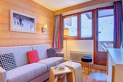 Wohnung in Les Menuires mit Bergblick