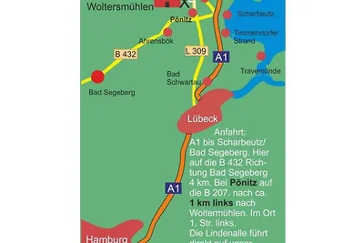 Woltersmuehlen vicino a Scharbeutz