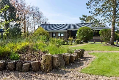 Ferienhaus mit überdachter Veranda und Sauna