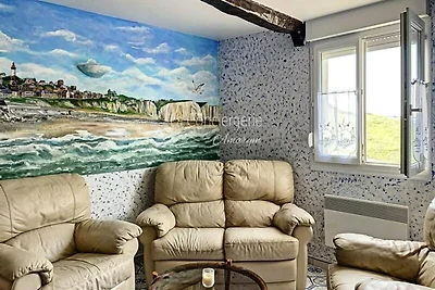 Haus in Ault mit Meerblick