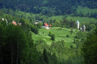 Villa in den Hügeln von Jachymov in der Nähe ...