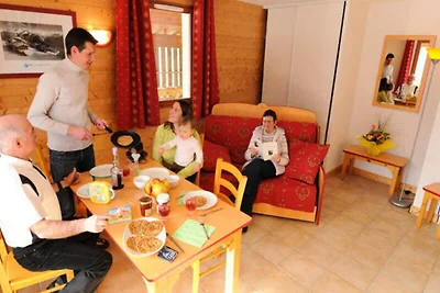 Wohnung in Aussois mit Bergblick