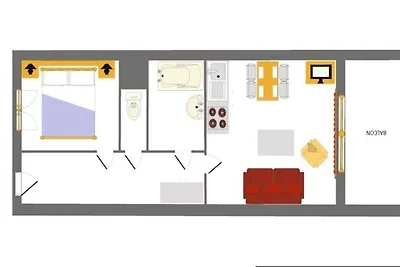 Wohnung in Vars nahe Skipisten