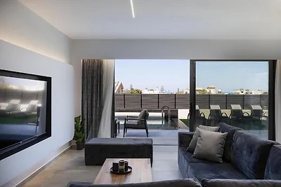 Villa mit Meerblick, Pool und Grill für 8...