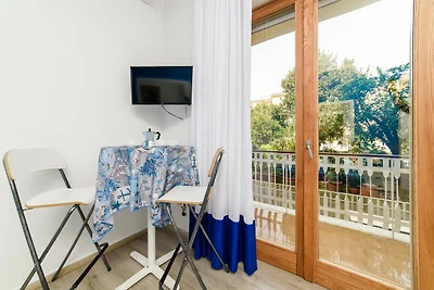 Essentieel mini-appartement met balkon