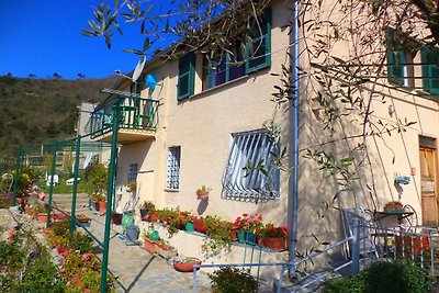 Ferienhaus am Hang mit Terrasse