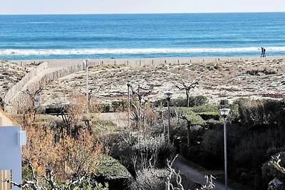 Wohnung in Frankreich mit Meerblick am Strand