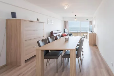 Wohnung mit frontalem Meerblick in Mariakerke