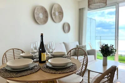 L'accogliente parcheggio-balcone con vista...