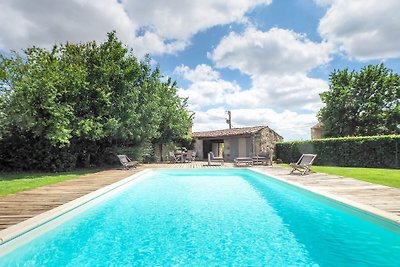 Ferienhaus mit privatem Pool und Poolhaus