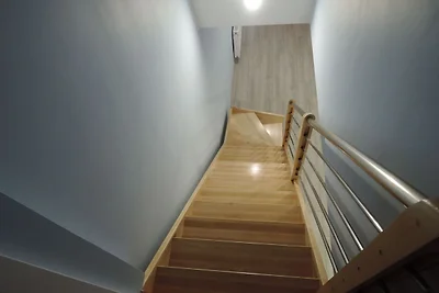 Ferienhaus mit umzהuntem Garten in Stepnica