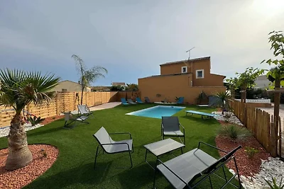 Familienvilla mit privatem Pool, Valras