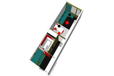 Monolocale per 5 persone ai piedi delle piste