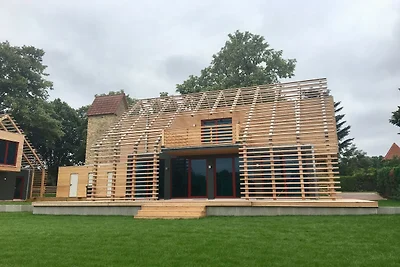 Chalet bij Schwerin met Golf en Paardrijden