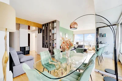 Apartment in Paris mit Blick auf die Seine