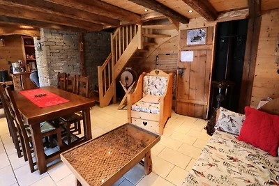 Chalet in Arèches mit Blick auf die Alpen