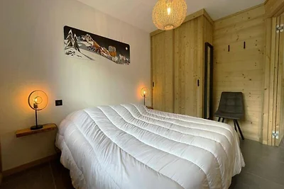 Ferienwohnung in Arves mit Blick auf die...