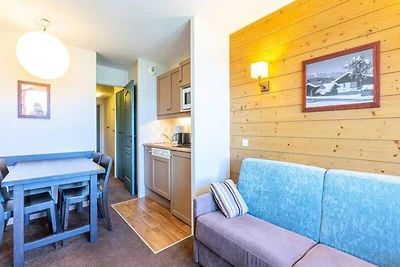 Appartement in Montchavin met uitzicht op de ...