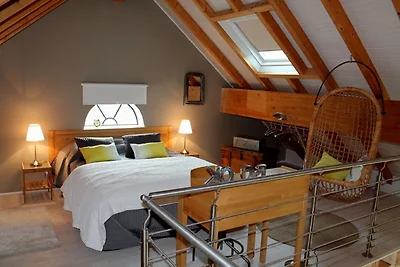 Holzhaus in Saint-Quirin mit nordischem Bad