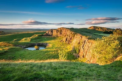 Hütte in Northumberland mit Seeblick
