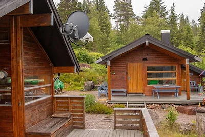 Naturhytte mit Gästehaus