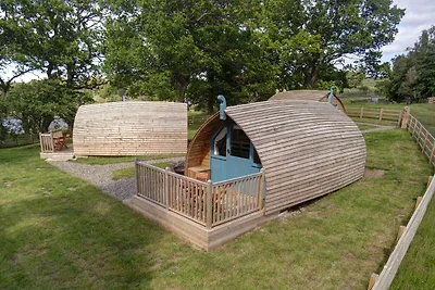 Hütte am Langley Dam mit Seeblick