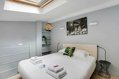 Ruim appartement - 2BR/6P - Musée de La Poste