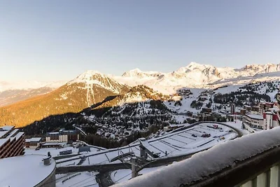 Ferienhaus in den Alpen mit Blick auf den Mon...