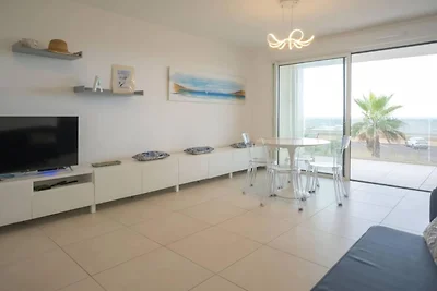 Apartment mit Balkon am Meer in Valras
