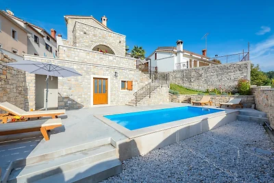 Ferienhaus Pazin mit Poolblick