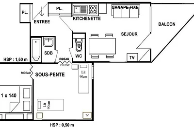 Wohnung in Aravis in der Nähe des Skilifts...