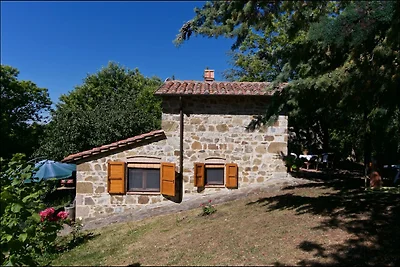 Ferienhaus in Seggiano mit Wald