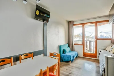 Wohnung in Alpe d'Huez mit Bergblick