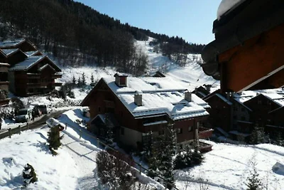 Wohnung in Méribel mit Pistenblick
