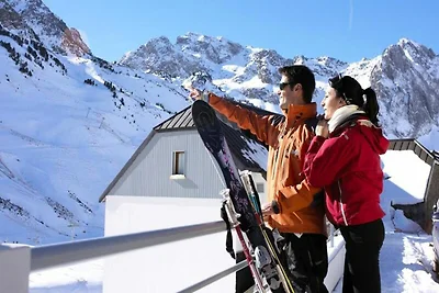 Ferienwohnung in La Mongie mit Skizugang