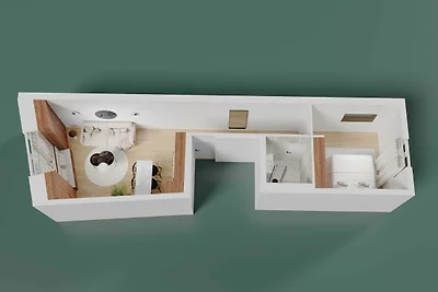 Apartamento elegante - 1HAB/4P -AC-...