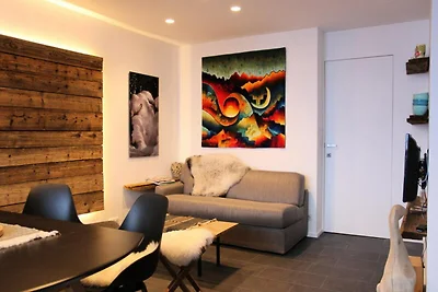 Apartment im Resort mit Blick auf die Berge