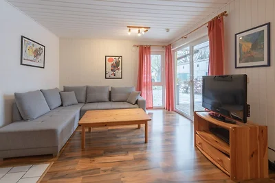 Gezellige, gemeubileerde dubbele bungalow met...