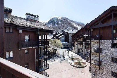 Helle Wohnung am Fuße der Pisten.