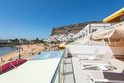 Strandapartment mit Terrasse und Aussicht