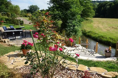 Rose am Mühlenbach