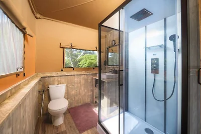 Charmantes Safari-Zelt für Familien-Glamping