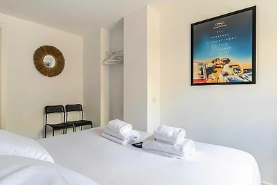 Klimatisierte 1-Zimmer-Wohnung mit 4 Schlafpl...