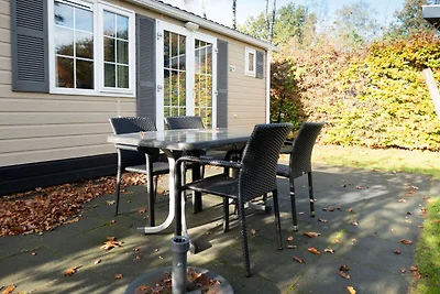Knusse mobilhome bij Park De Veluwe