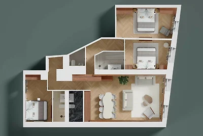 Luxe appartement - 3BR/10P - Quartier Latin