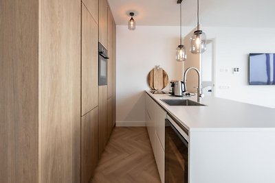 Ruim modern appartement met uitzicht op water