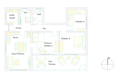 Ferienwohnung im Haus Roseneck 3